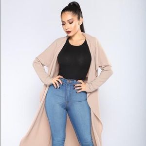 Fashion Nova “Business Casual Coat” - Walnut